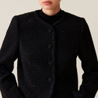 Claudie Pierlot - Black Straight Tweed Jacket