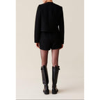 Claudie Pierlot - Black Straight Tweed Jacket