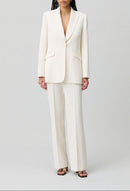 Blazer Velours Blanc