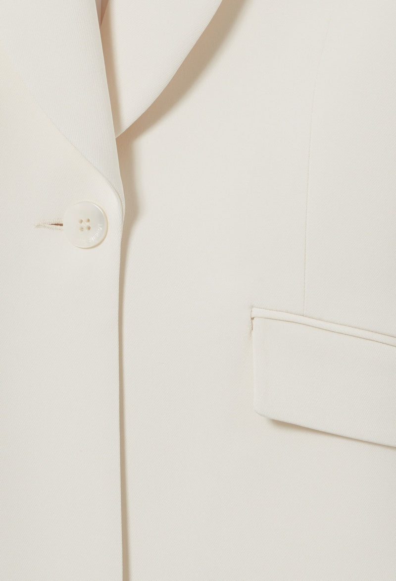Blazer Velours Blanc