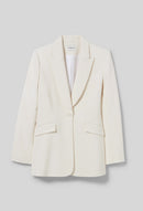 Blazer Velours Blanc