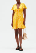 Claudie Pierlot - Vestido C&T - Rafia Lunares - Estampado ligero