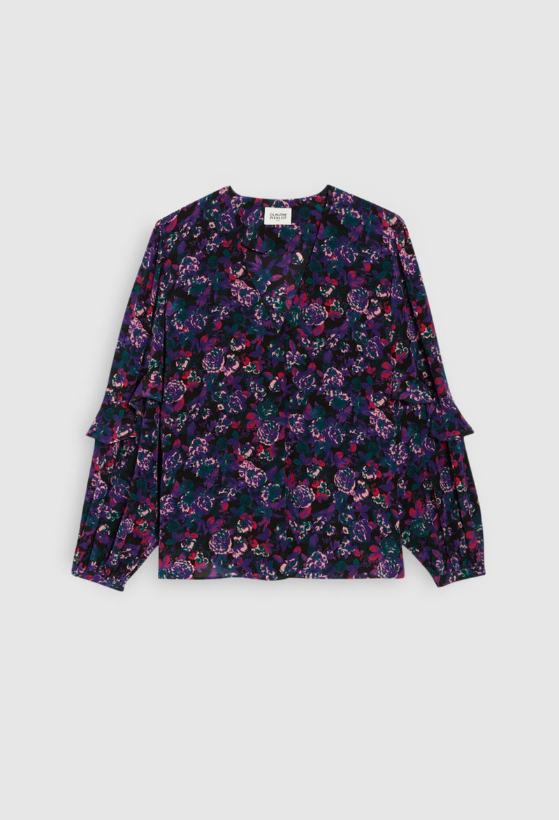 Claudie Pierlot - Top - Blandine - Print Fonce