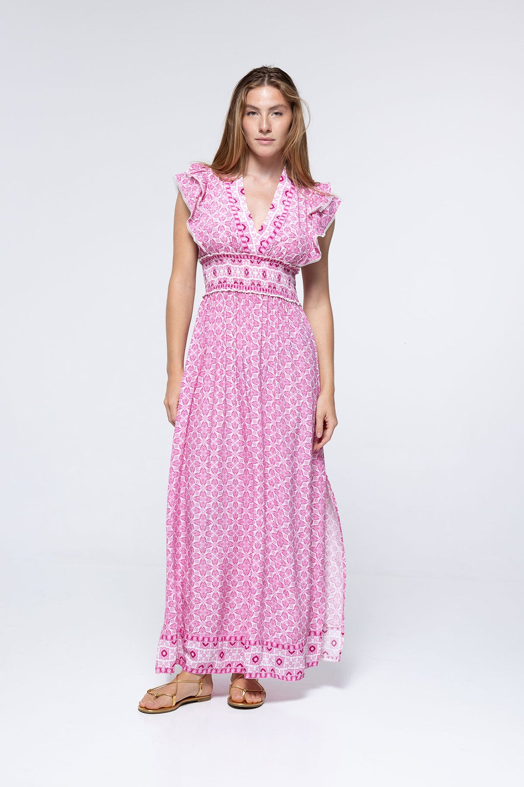 Robe Clemence - Pink Lotus