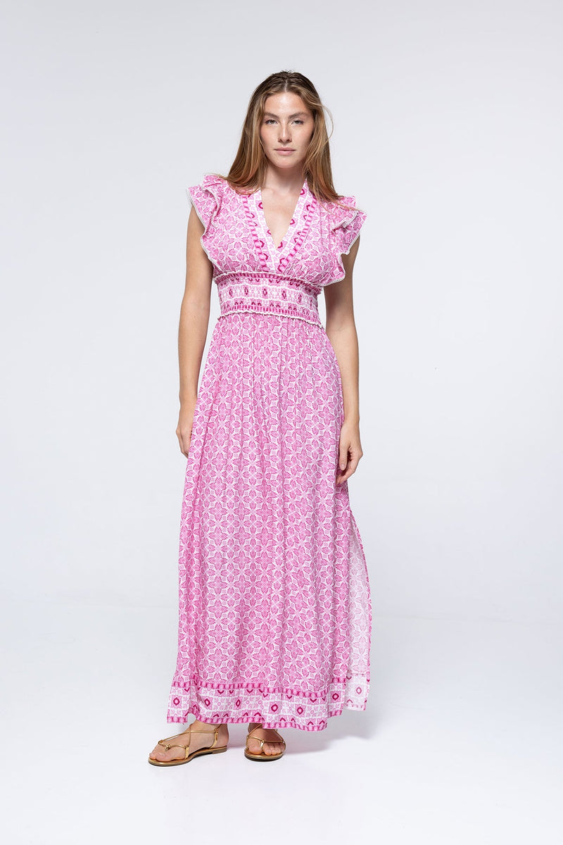 Robe Clemence - Pink Lotus