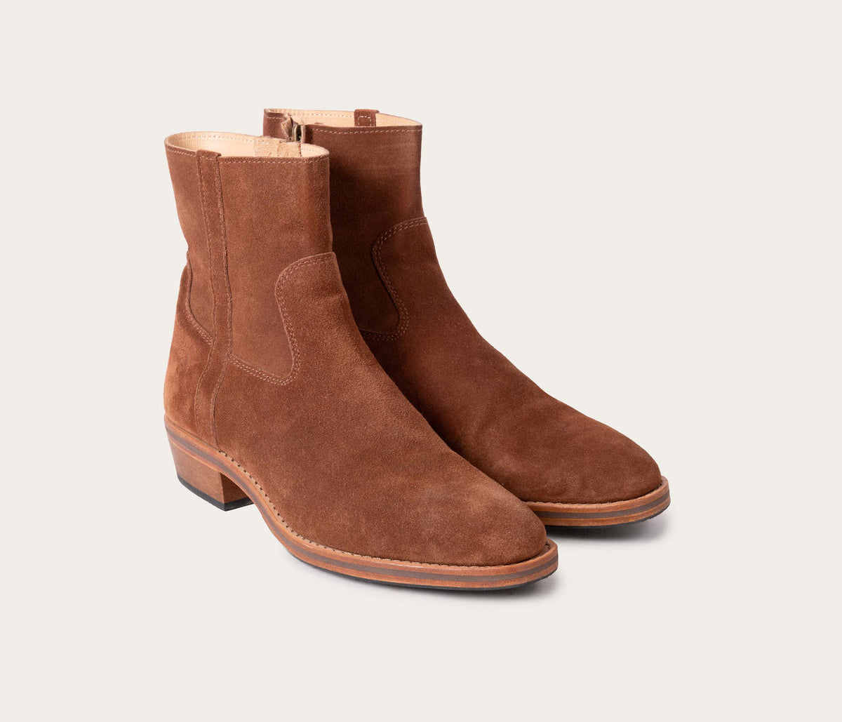 Bottines Clint - Velours Rouille - Mixte