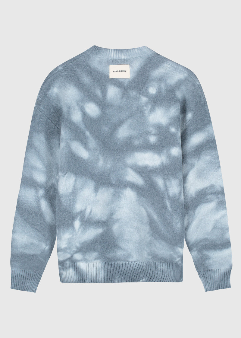 Pull Col Rond Cloud - Light Blue