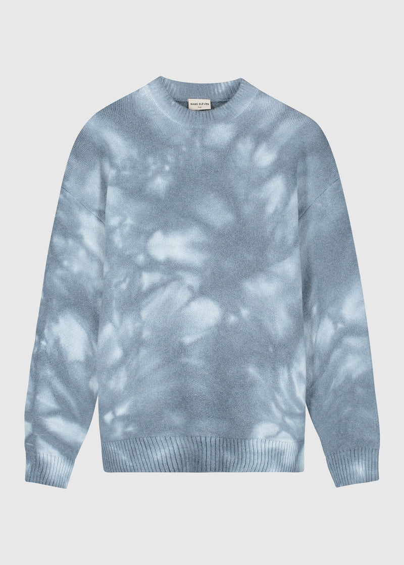 Pull Col Rond Cloud - Light Blue