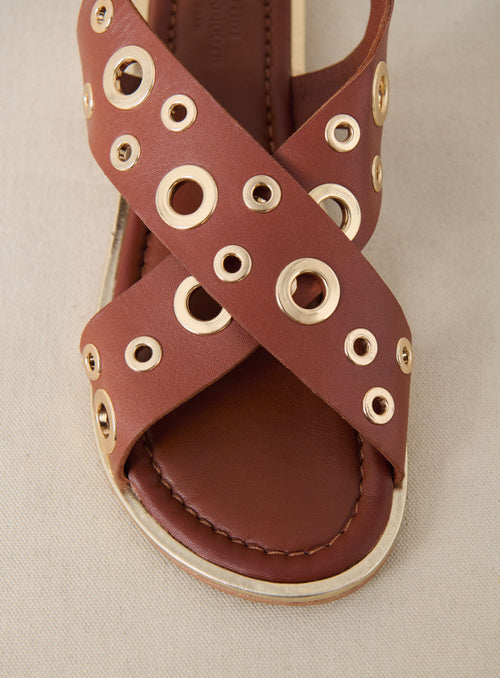 Sandales Coberts - Camel