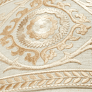 Cushion - Sky Cocoon - Natural Linen - Suzani Champagne