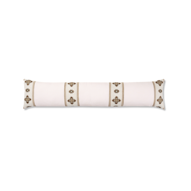 Coussin - Sky Cocoon - Lin Rose Nude - Passepoil Ogee Rose Petal