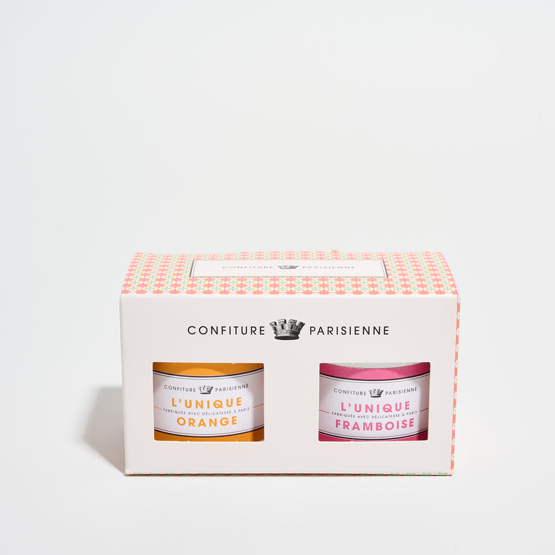 Coffret 2x100g Orange - Framboise