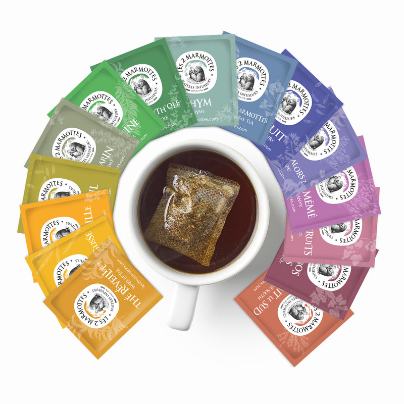 Coffret Récoltes Du Terrier - 15 Infusions Et Thés - 90 Sachets