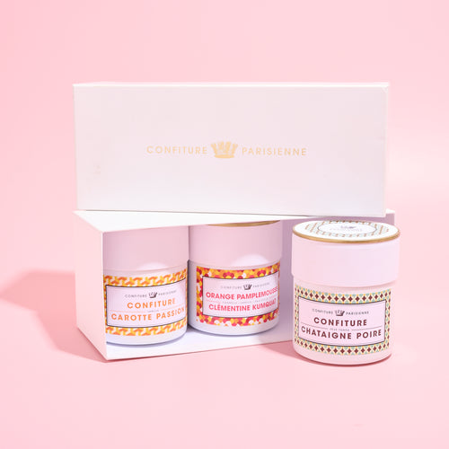 Coffret Signature (Chataigne - Fraise Fleur Cerisier - Carotte Passion)