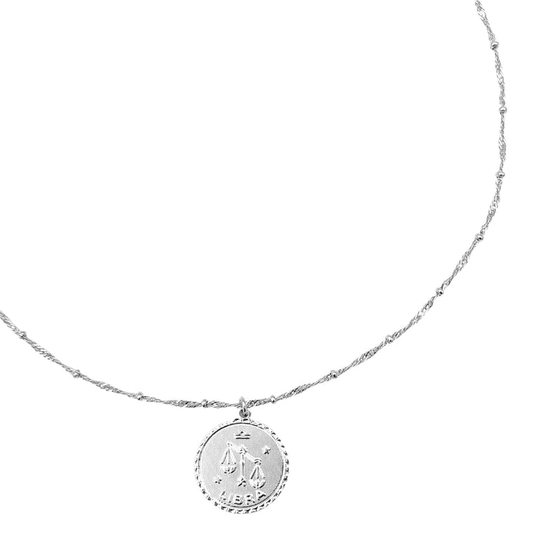 Collier Astro - Balance - Rhodié