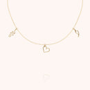 Collier Charms Dare to Love Me initiale Atelier Paulin