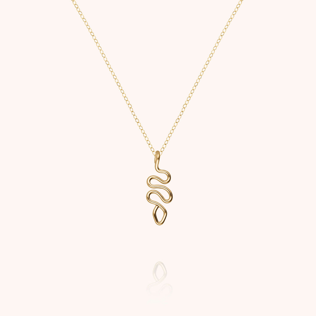 Collier Charms Snake — façonné à la main à Paris