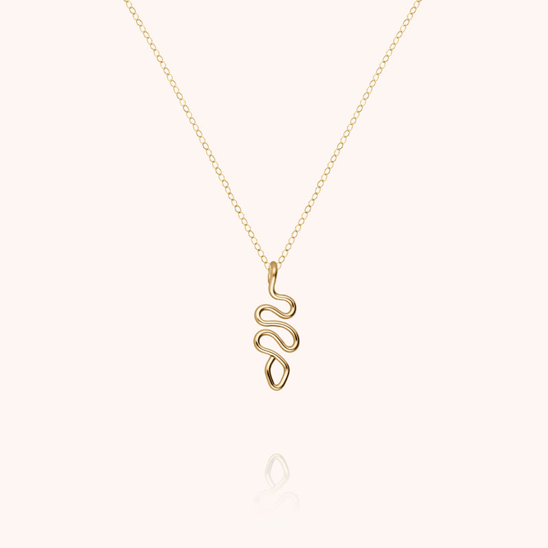 Collier Charms Snake — façonné à la main à Paris