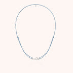 Collier Cordon Slim Knot Personnalisé en argent sterling 925 — fabriqué à la main à Paris