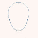 Collier Cordon Slim Knot Personnalisé en argent sterling 925 — fabriqué à la main à Paris