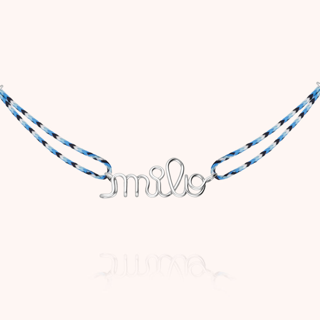 Collier Cordon Slim Knot Personnalisé porté au cou — argent sterling 925 livraison soigneuse garantie