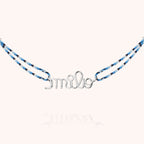 Collier Cordon Slim Knot Personnalisé porté au cou — argent sterling 925 livraison soigneuse garantie