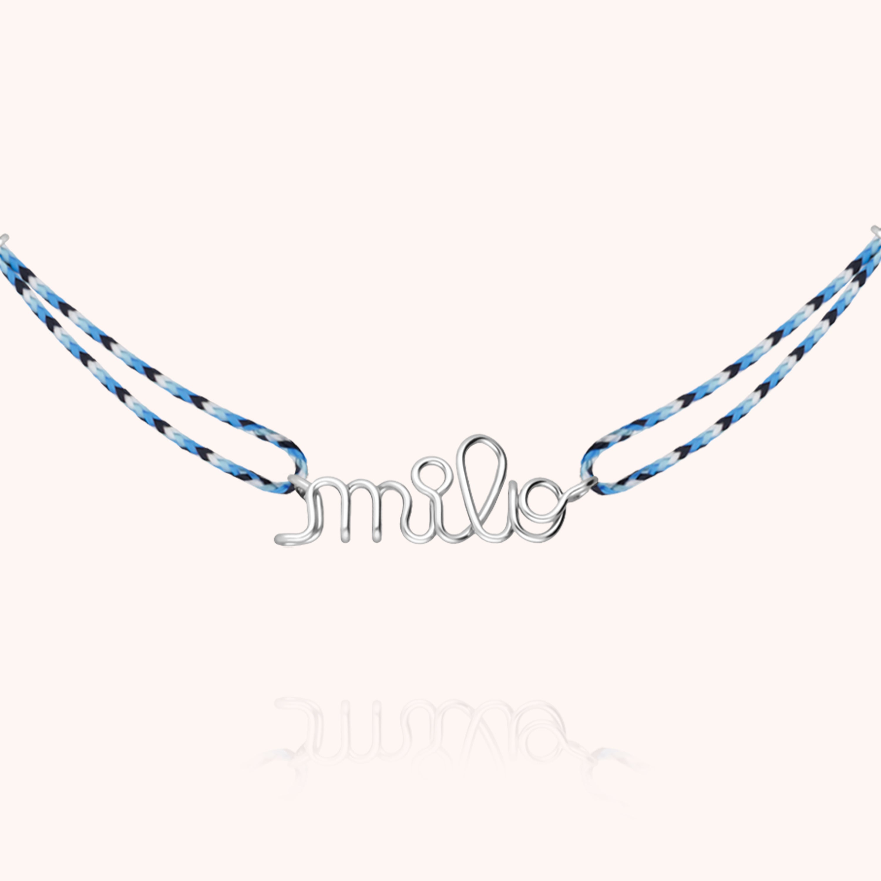 Collier Cordon Slim Knot Personnalisé porté au cou — argent sterling 925 livraison soigneuse garantie