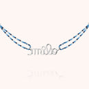 Collier Cordon Slim Knot Personnalisé porté au cou — argent sterling 925 livraison soigneuse garantie