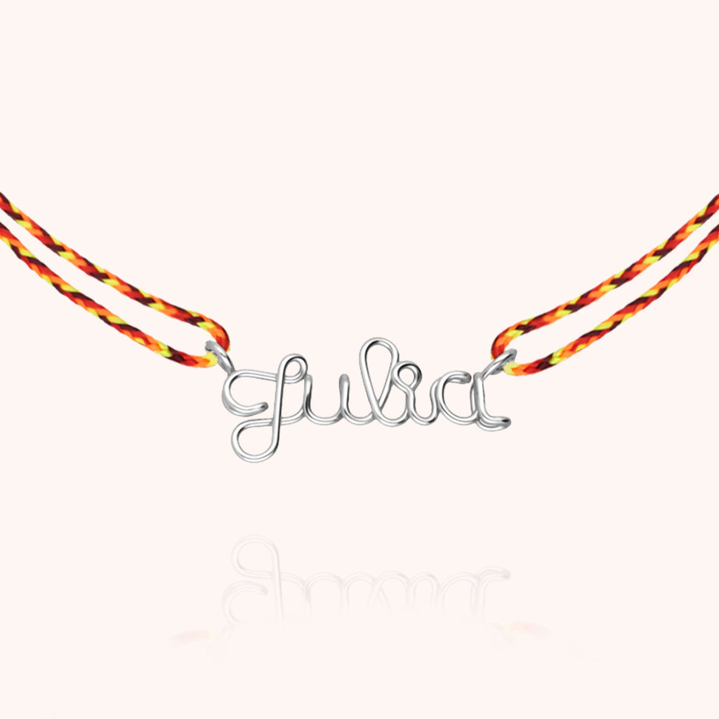 Collier Cordon Slim Knot Personnalisé personnalisable — cadeau unique et personnalisé