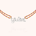 Collier Cordon Slim Knot Personnalisé personnalisable — cadeau unique et personnalisé