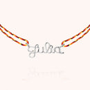 Collier Cordon Slim Knot Personnalisé personnalisable — cadeau unique et personnalisé