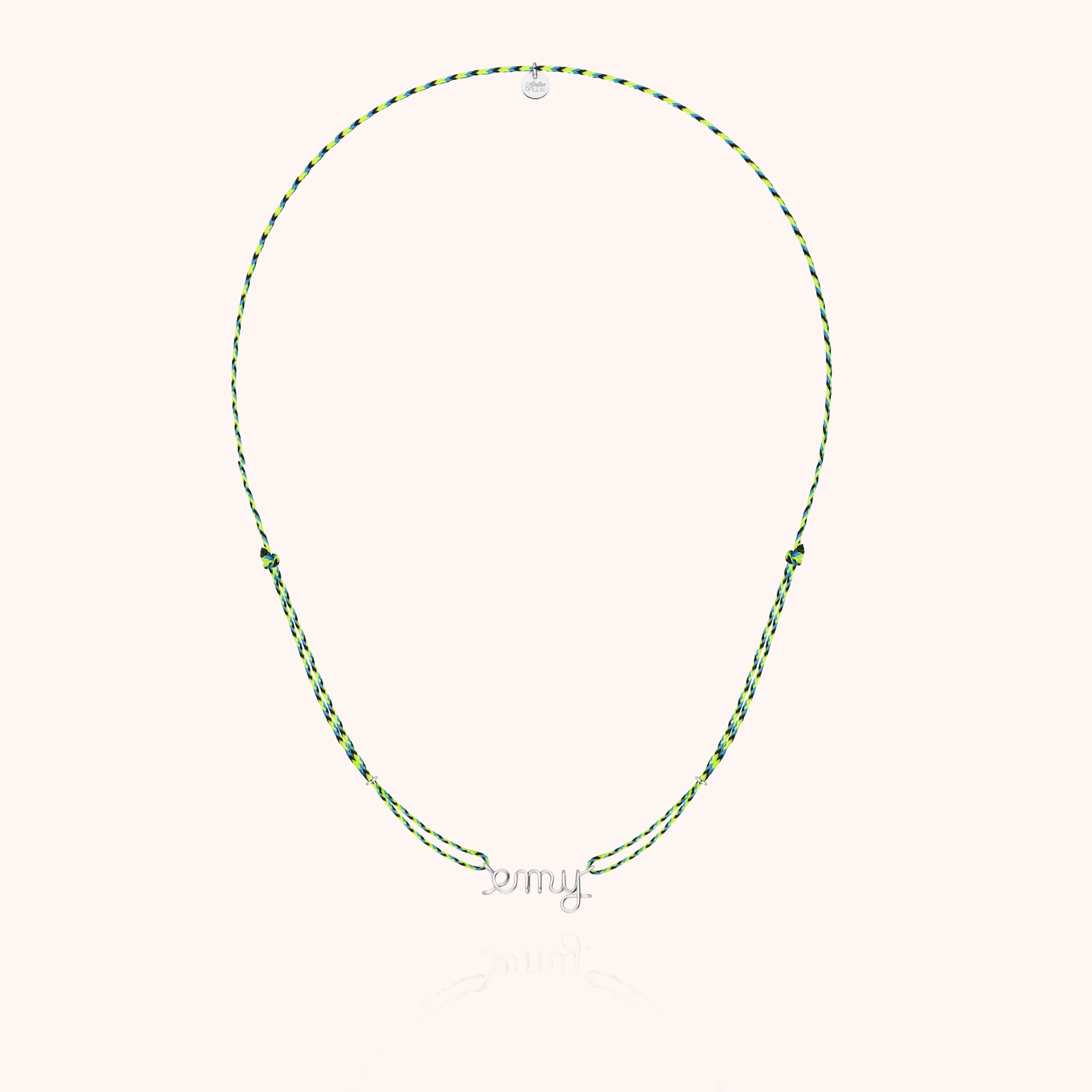 Collier Cordon Slim Knot Personnalisé en argent sterling 925 — garantie à vie Atelier Paulin