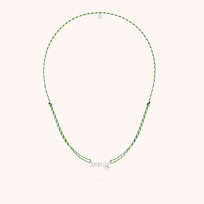 Collier Cordon Slim Knot Personnalisé en argent sterling 925 — garantie à vie Atelier Paulin