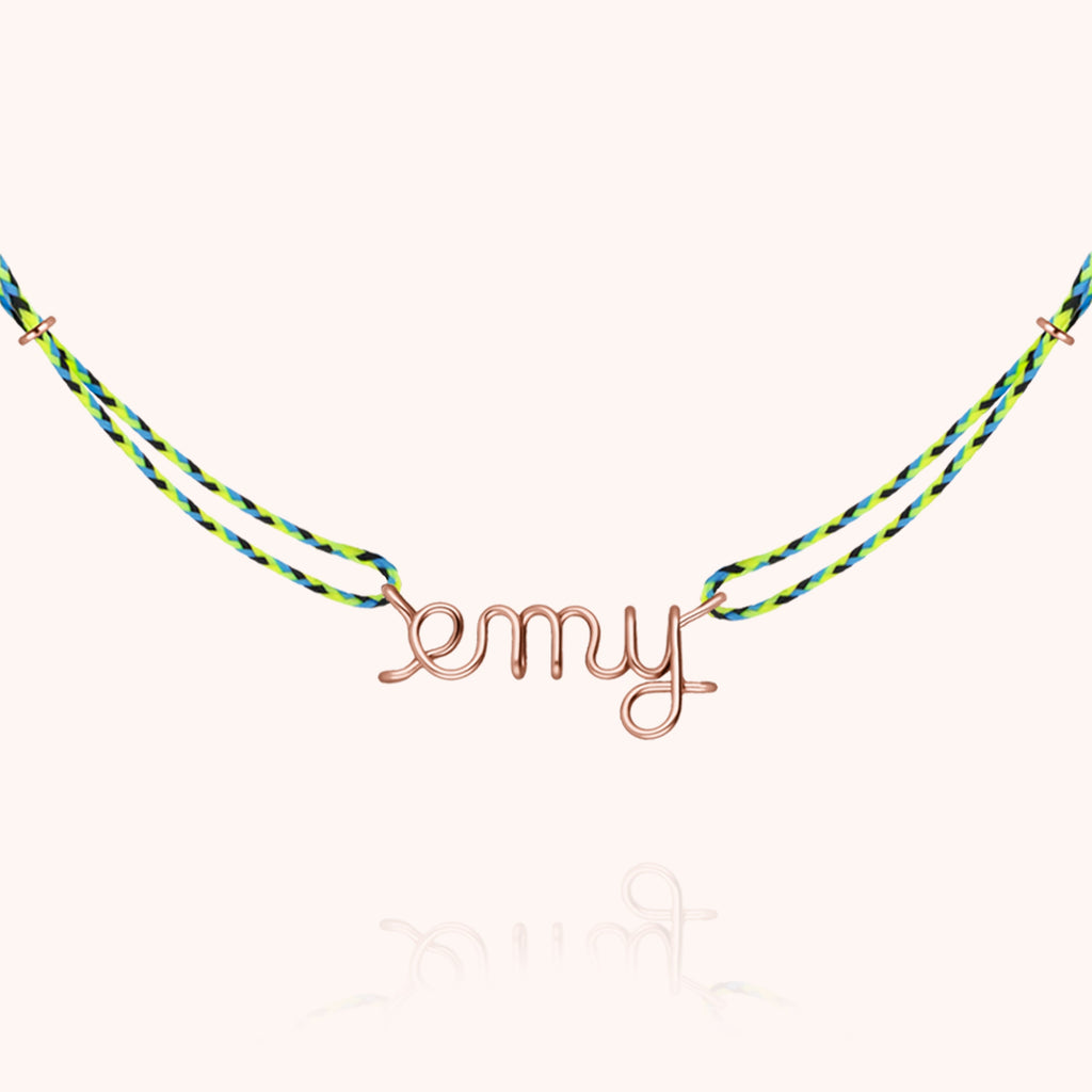 Collier Cordon Slim Knot Personnalisé — bijou artisanal collier livraison express