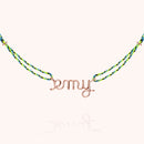 Collier Cordon Slim Knot Personnalisé — bijou artisanal collier livraison express
