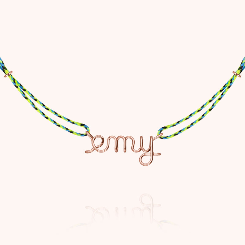 Collier Cordon Slim Knot Personnalisé — bijou artisanal collier livraison express