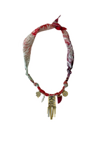 Collier Cosmic Vibes Medaille Carre Oeil