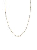 Collier Diane - Or & Perle Blanche