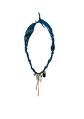 Collier Hydra Island Poisson Perle Bleu