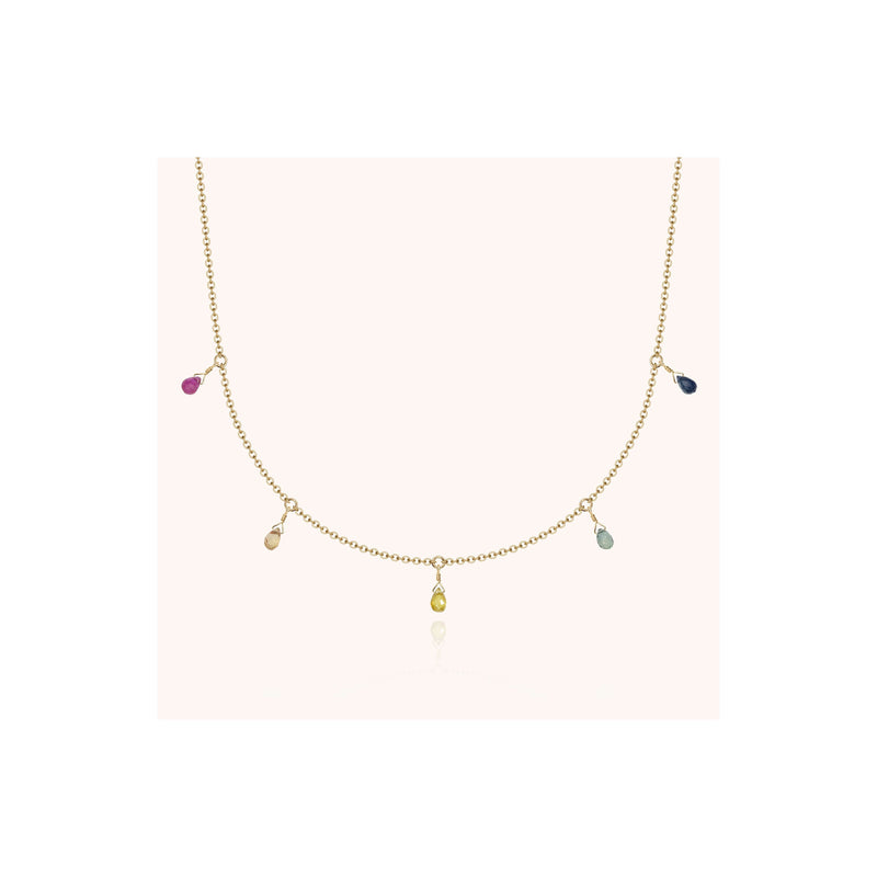 or jaune laminé - saphir rainbow