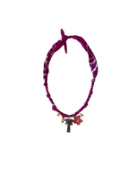 Collier Colombiana Palmier Pierre Cyclamen