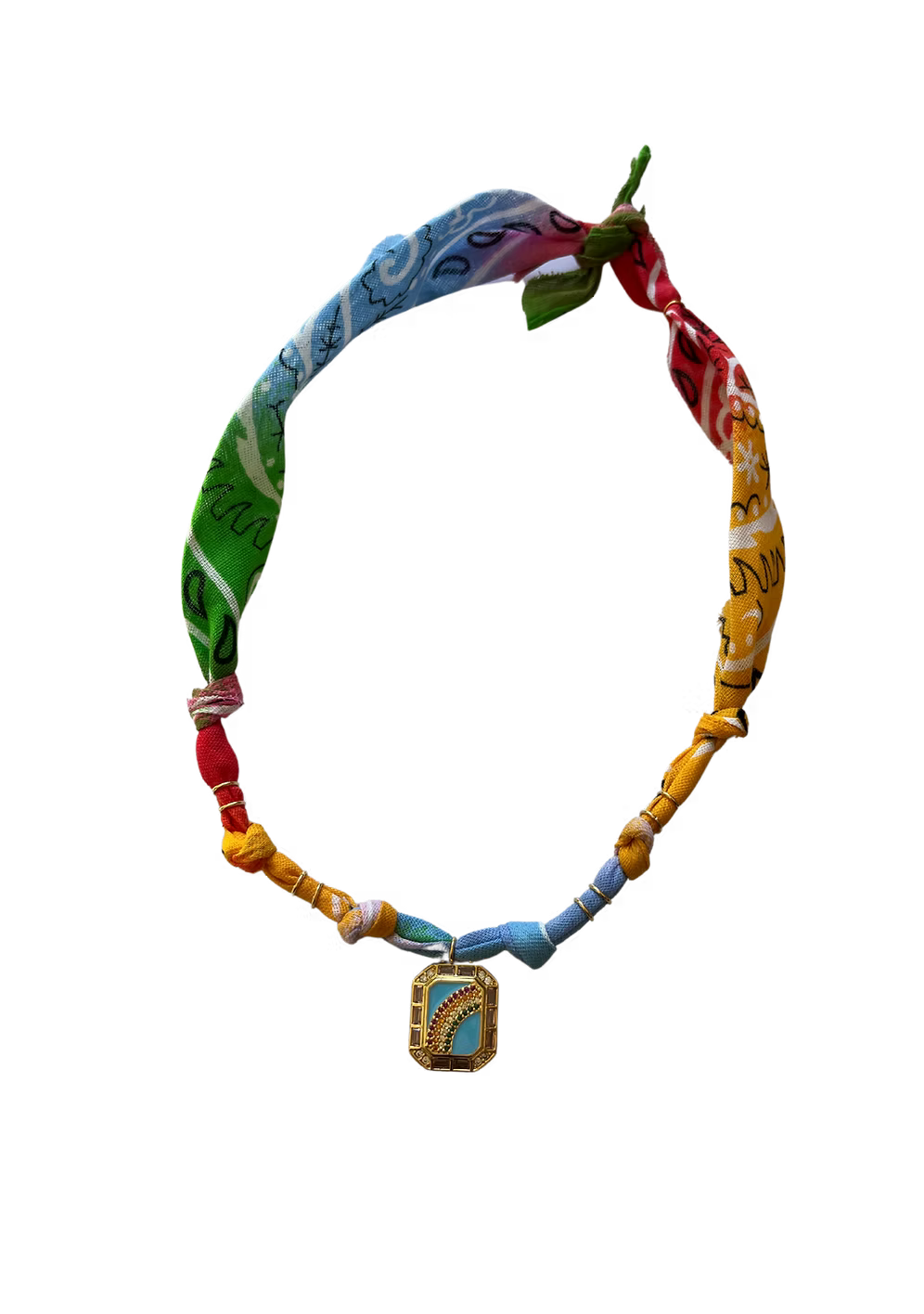 Collier Goodvibes Arc En Ciel Multicolore Mandarine