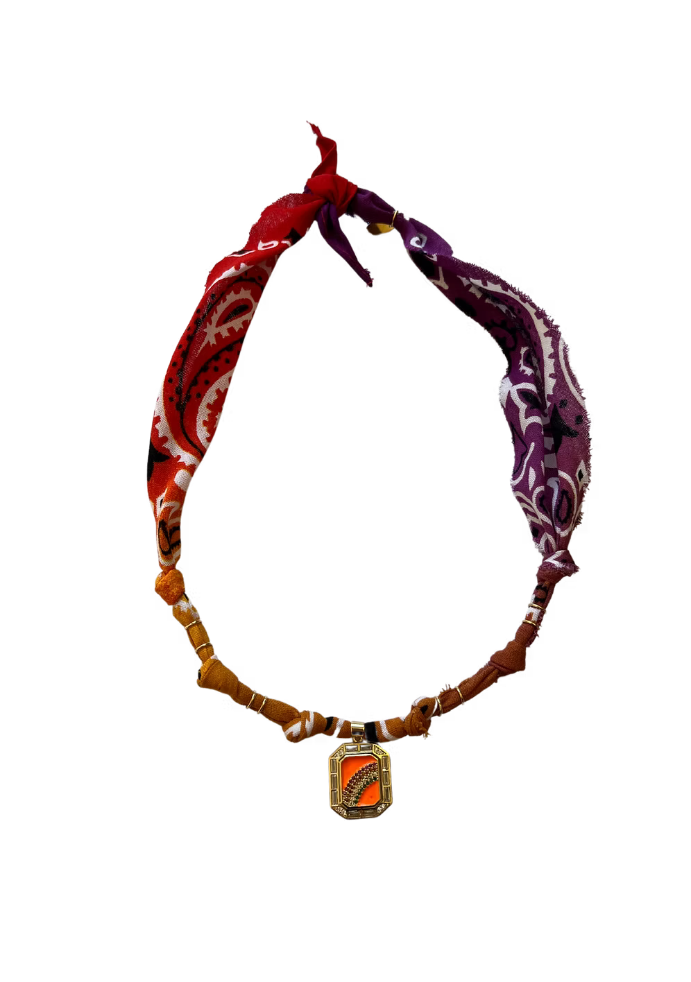 Collier Goodvibes Arc En Ciel Violet Rouge