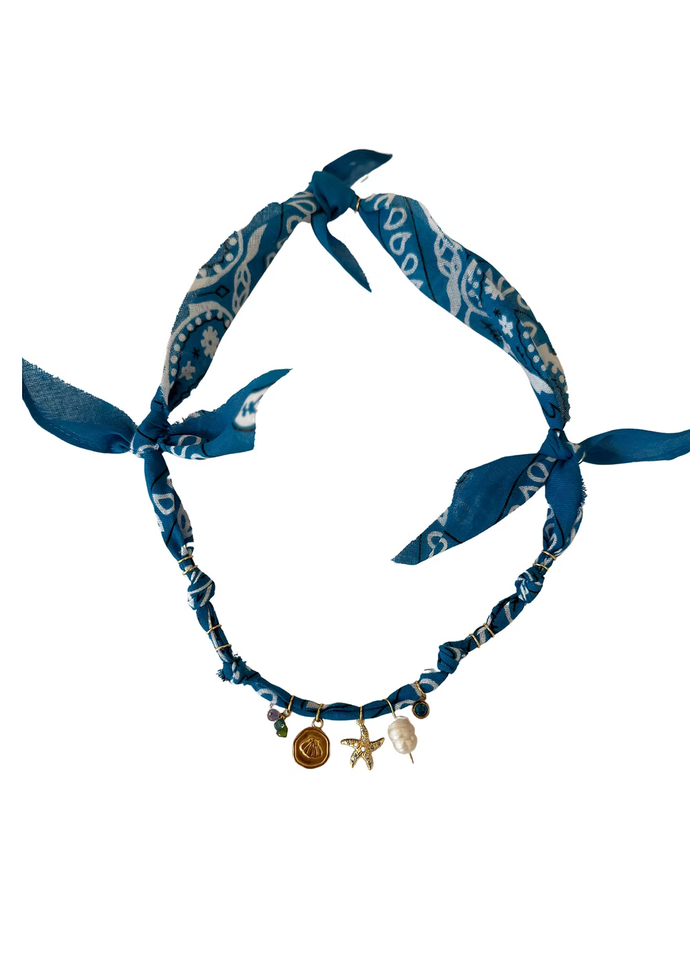 Collier Hydra Island Ariel Bleu