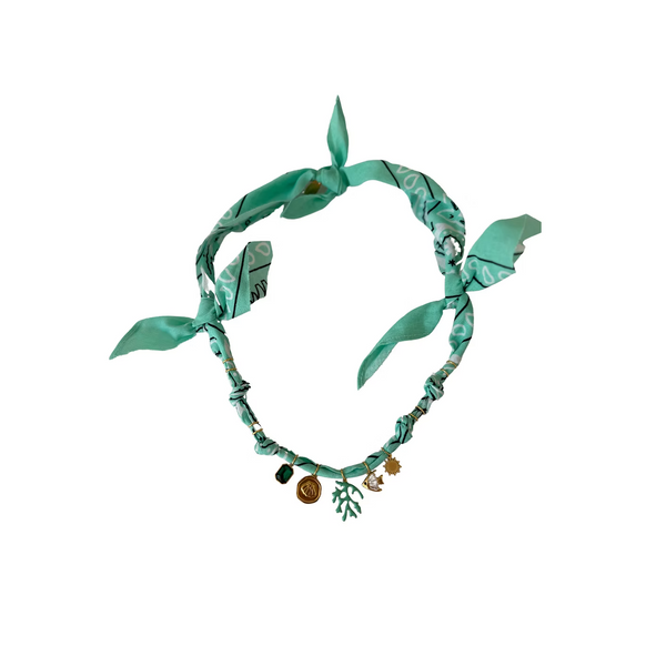 Collier Hydra Island Corail Aqua