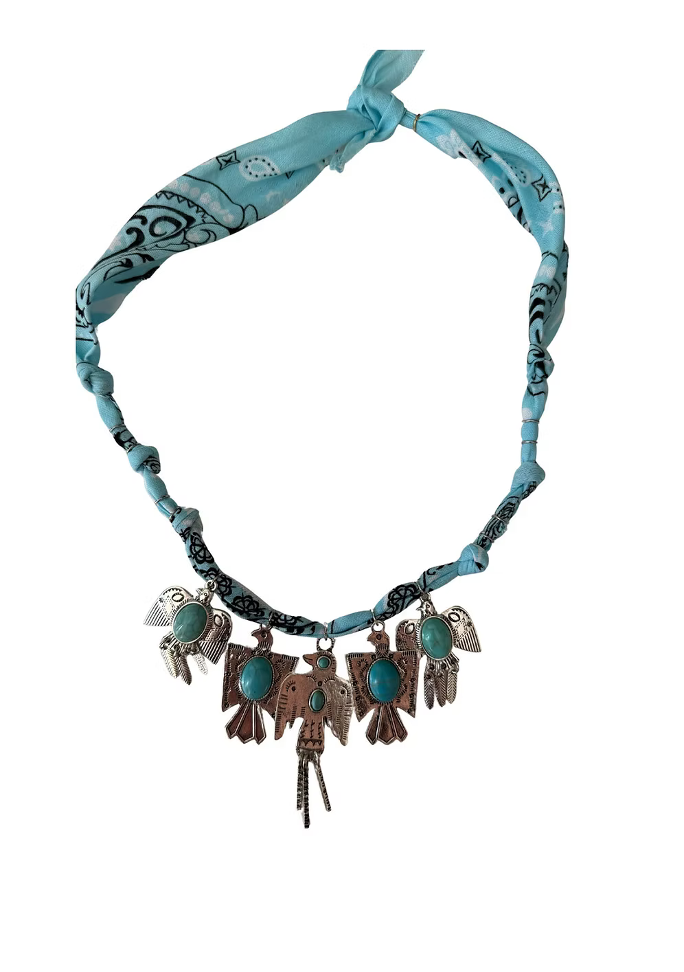 Collier Hydra Island Multi Gouttes Bleu
