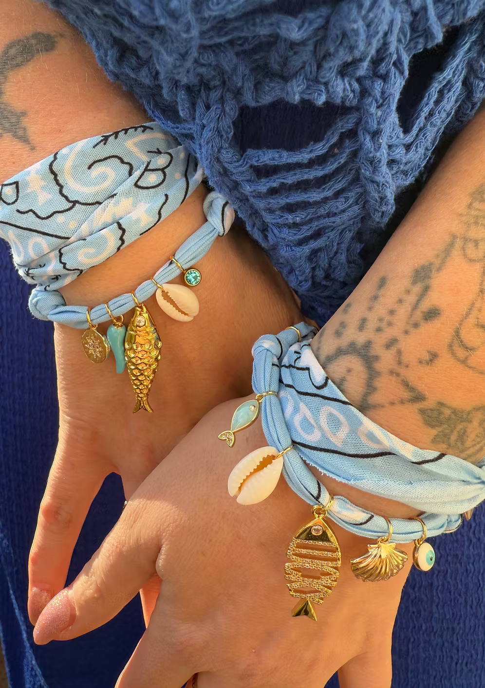 Collier Hydra Island Poisson Lucky Ciel