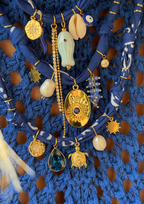 Collier Hydra Island Poisson Perle Outremer