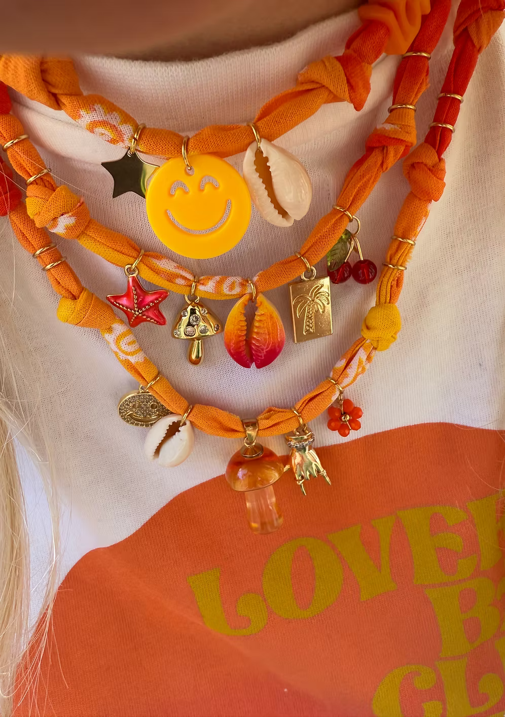 Collier Ibiza Sunrise Smile Love