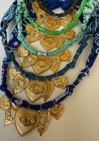 Collier One Love Big Multi Cœurs Outremer